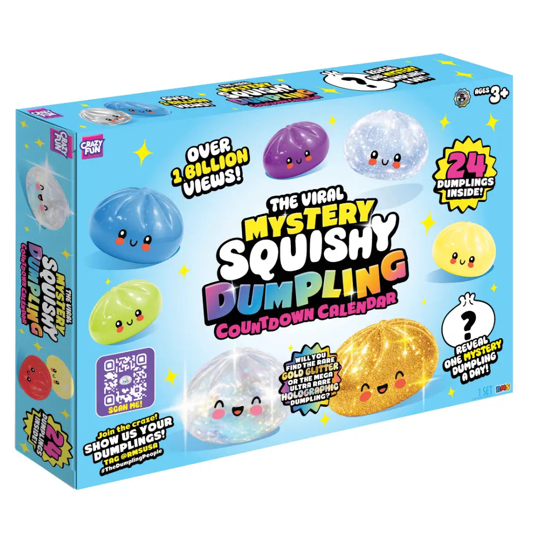 Rms® Crazy Fun™ Dumpling Advent Squishy Calendar 2026 24pc (Christmas in July)