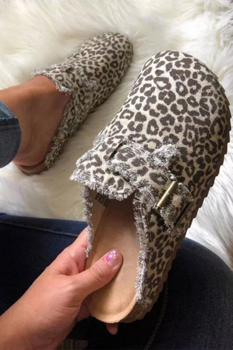 Clogs leopard print deals