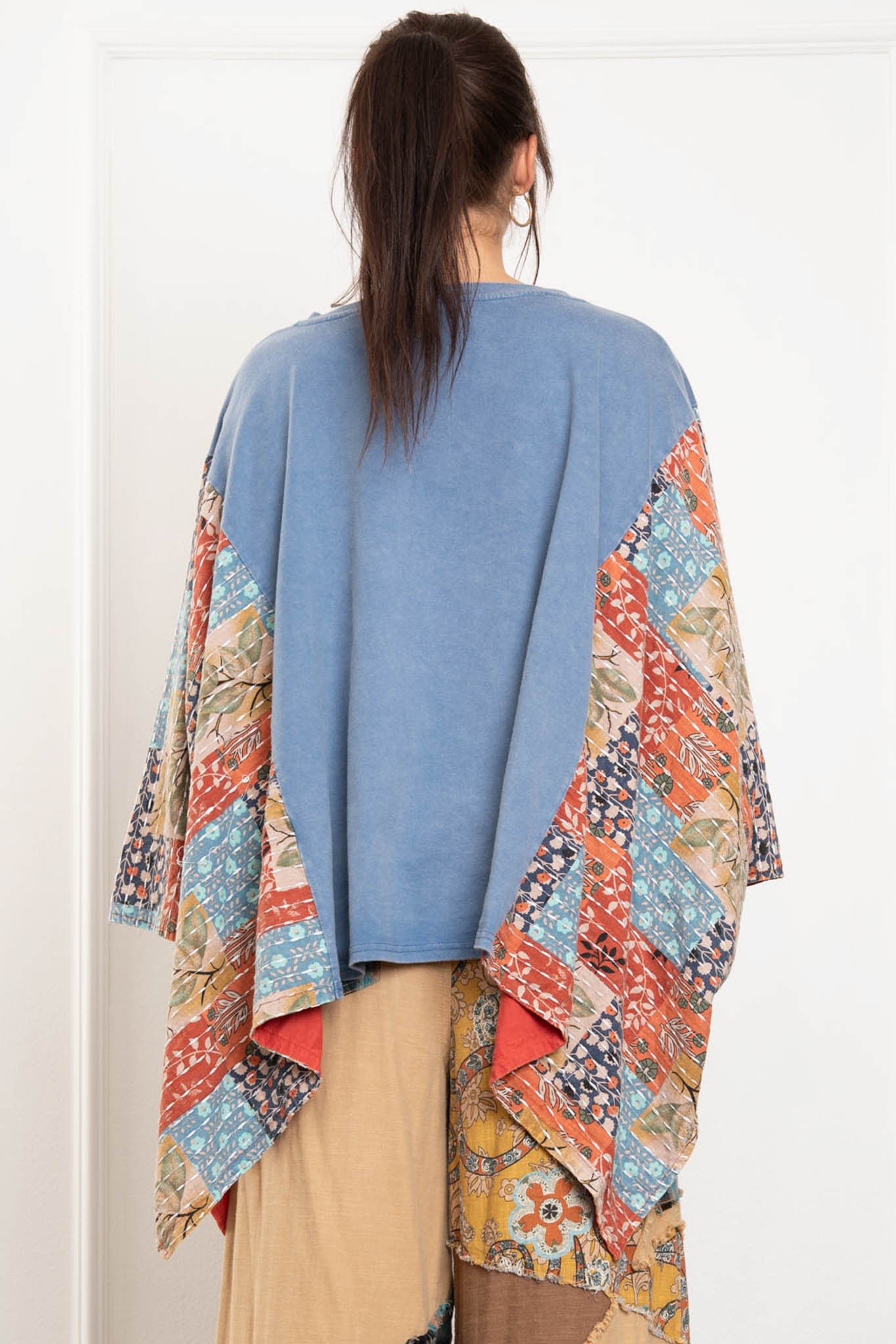 Mary Poncho Sleeve Shirt