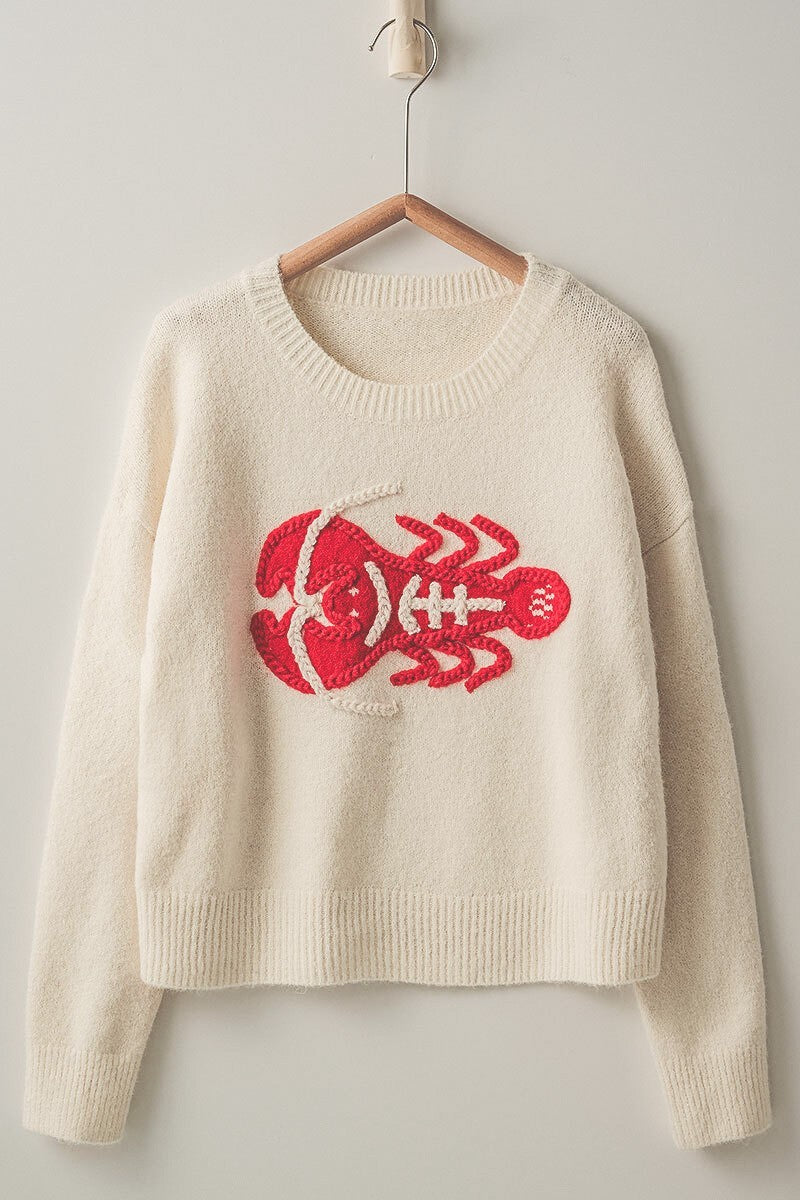 Lobster Sweater 2 colors