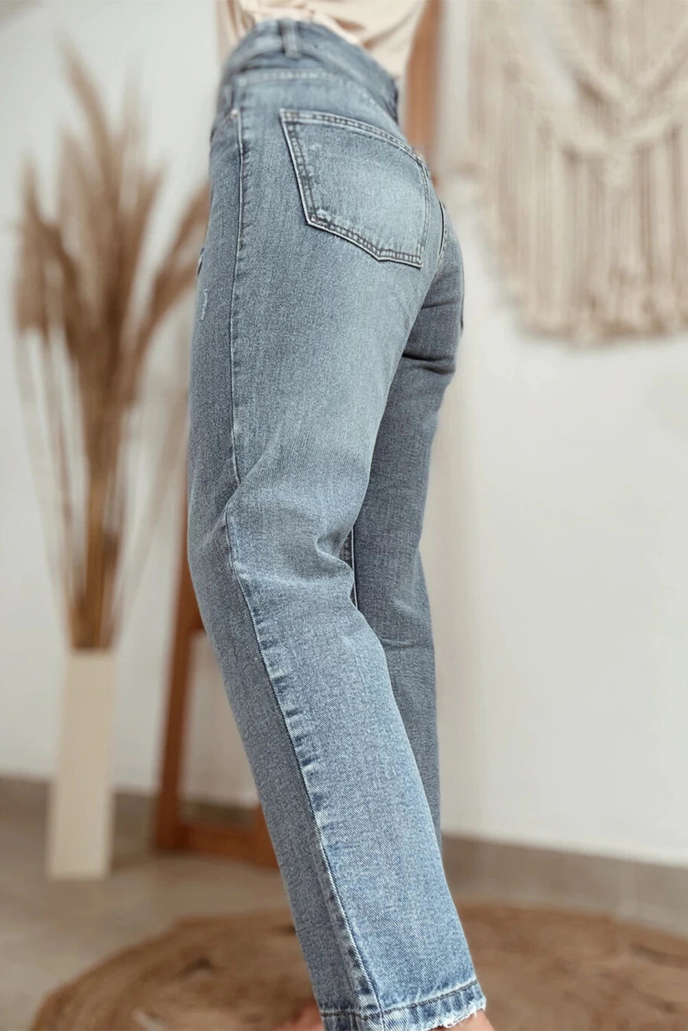 Beau Blue Ankle Jean with stretch