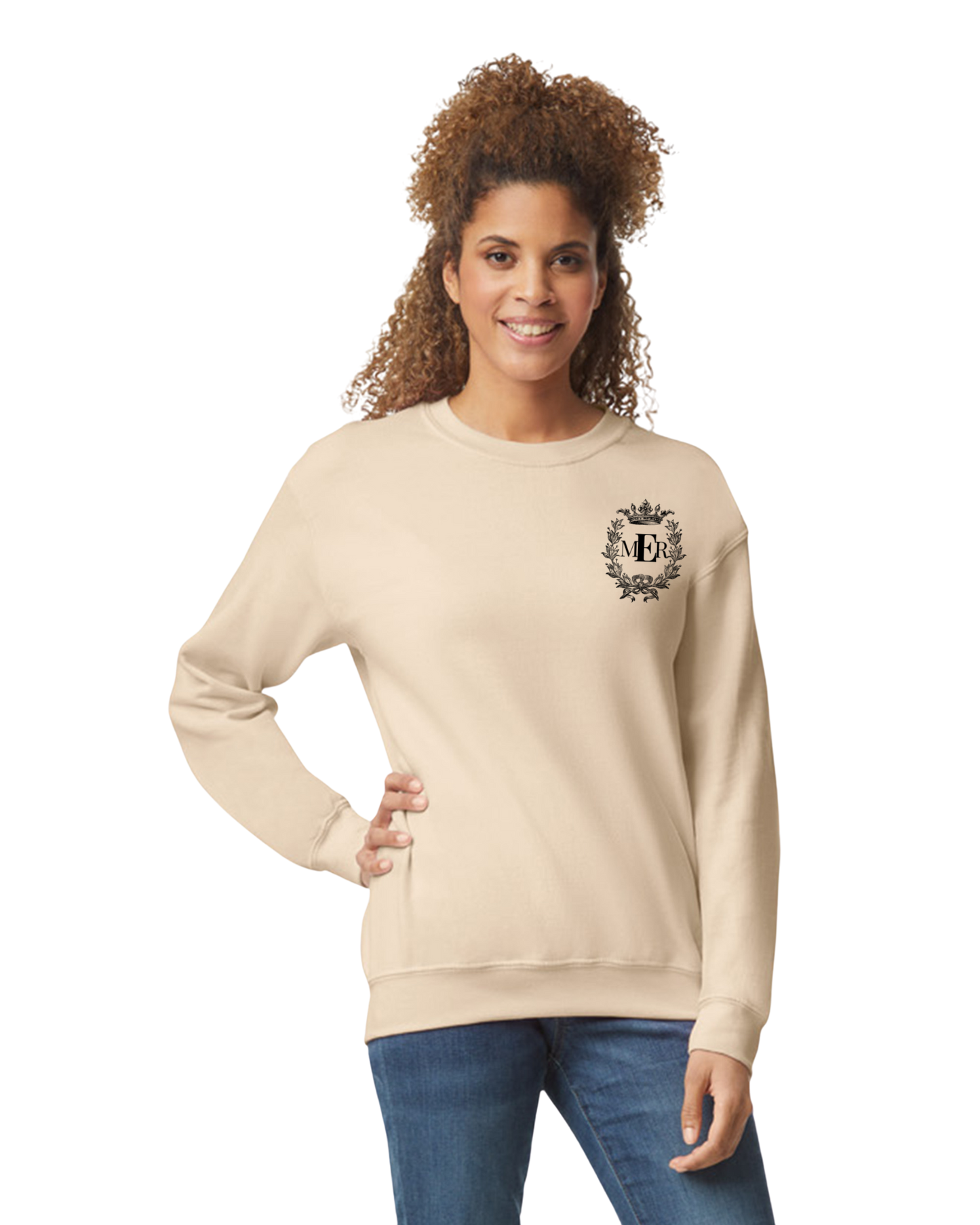 Custom Royal Monogram Crewneck
