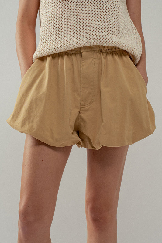 Lined Khaki Breeze Summer Shorts