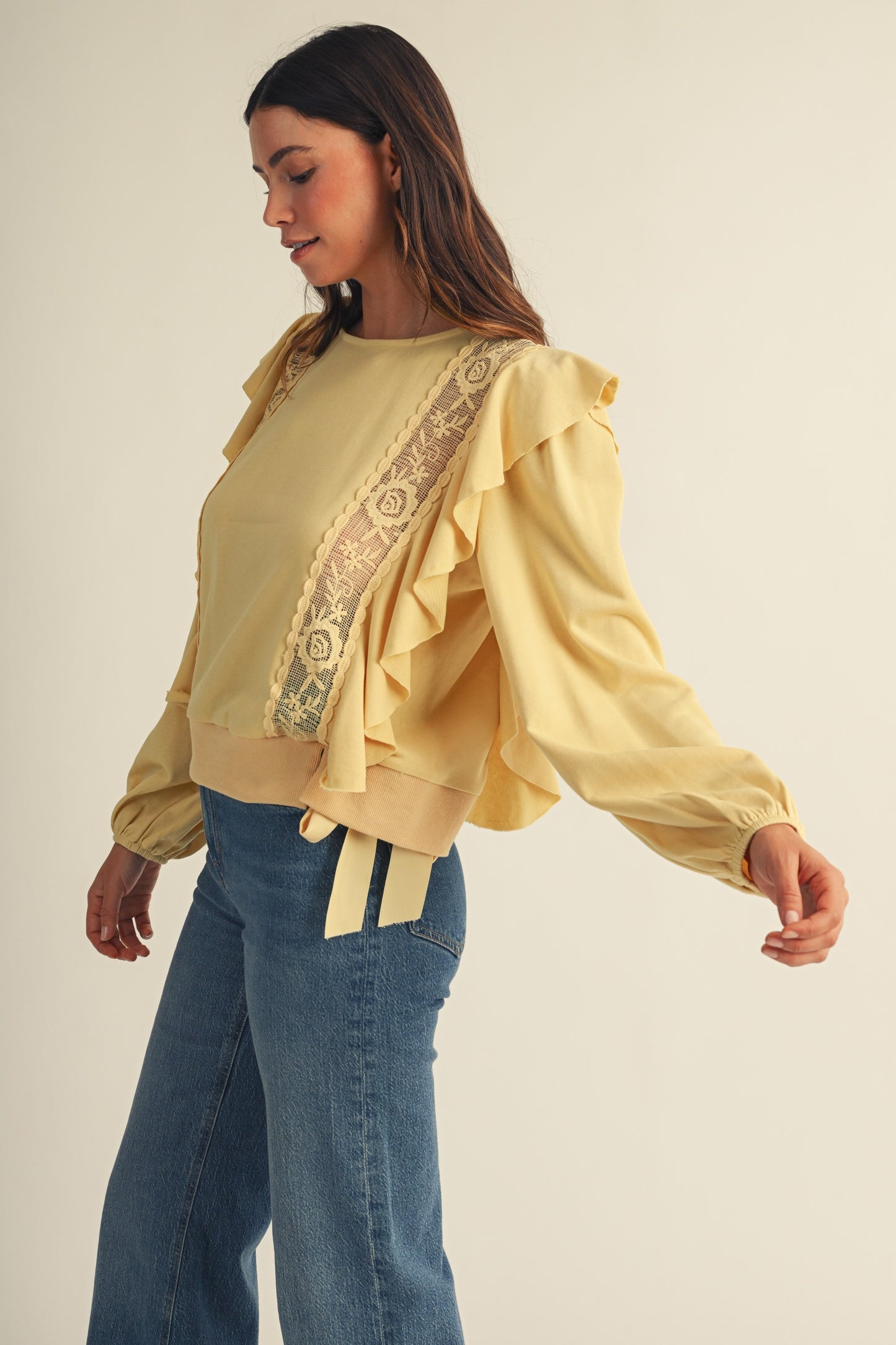Romantic Lace Casacade Lounge Pullover PREORDER