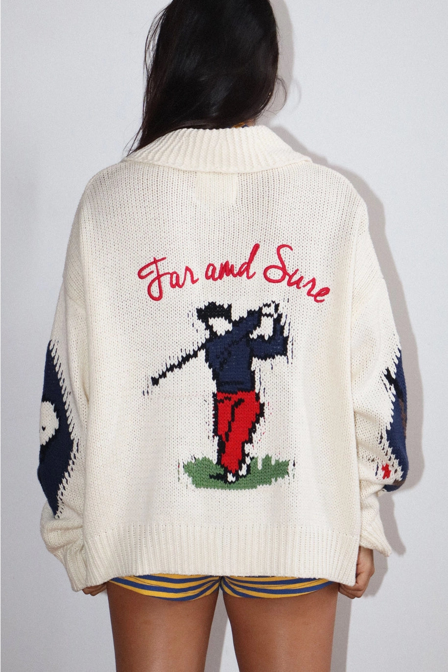 Golf Zip Up Sweater PREORDER 8/20