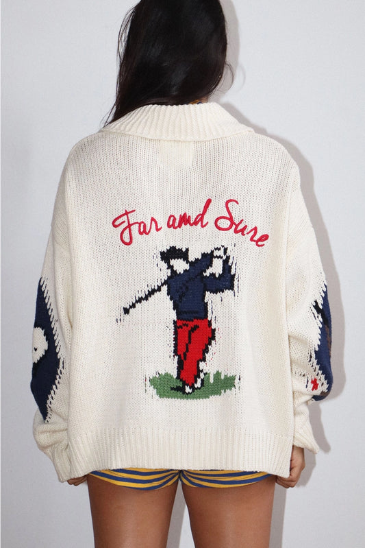 Golf Zip Up Sweater PREORDER 8/20