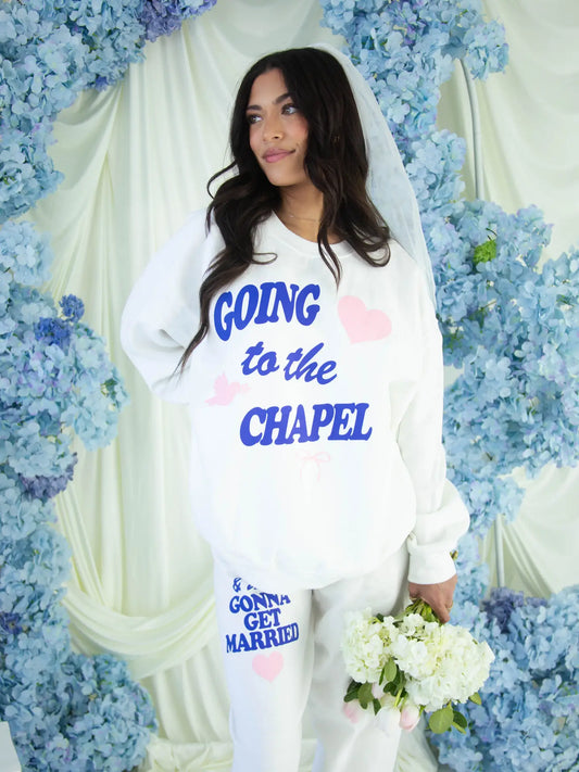 Going to the chapel Sweatshirt and Sweat pant Set