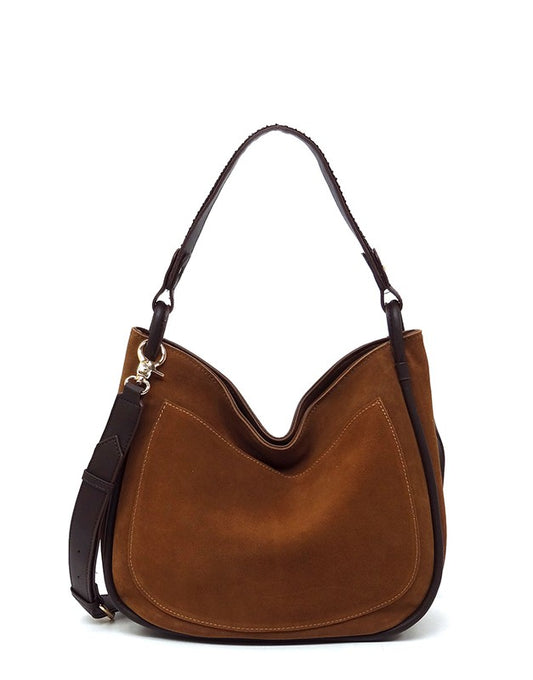 Real Suede Hobo Bag