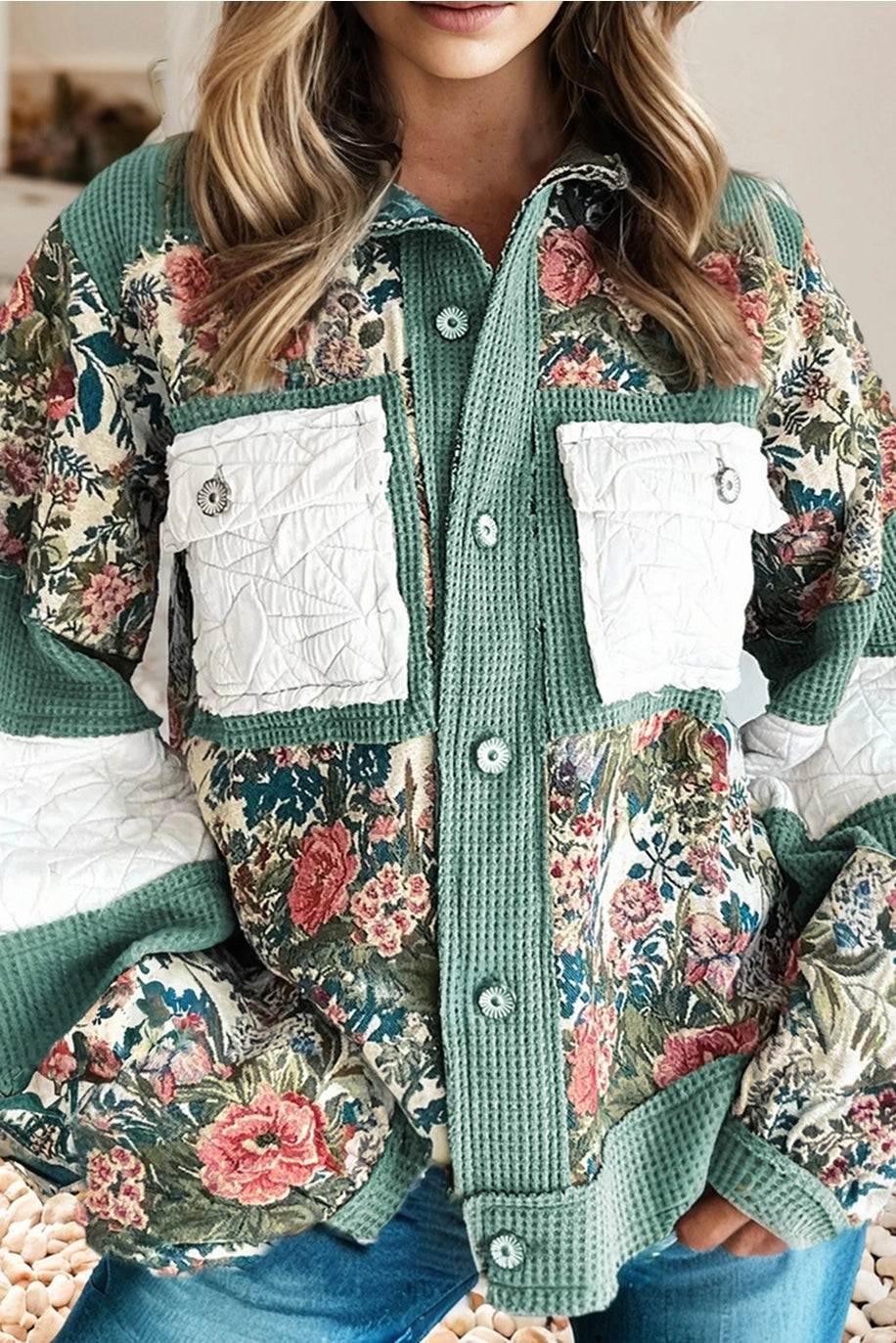Floral Patchwork Jacket