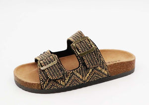 Beaded Aztec Sandal