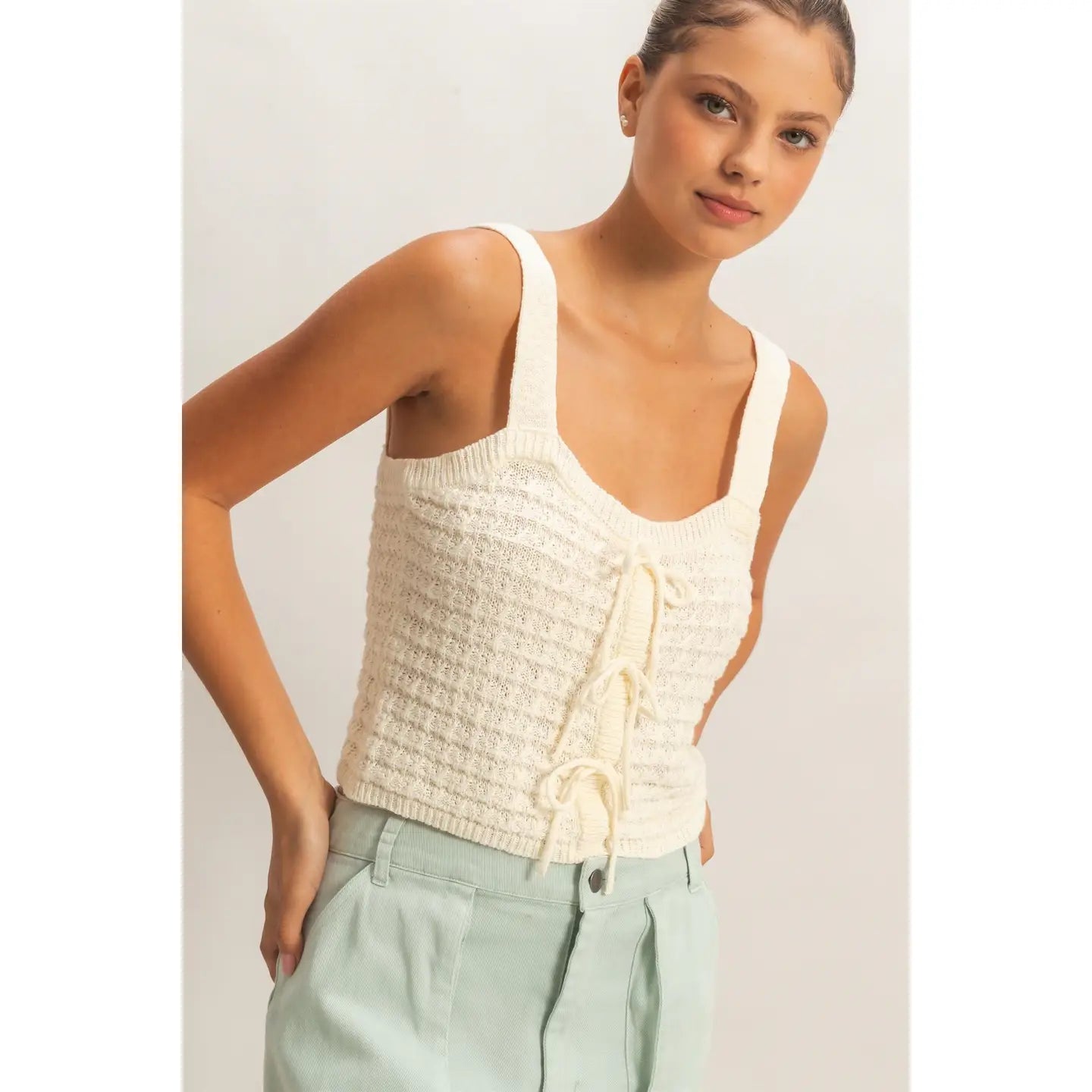 Textured Knit Tank