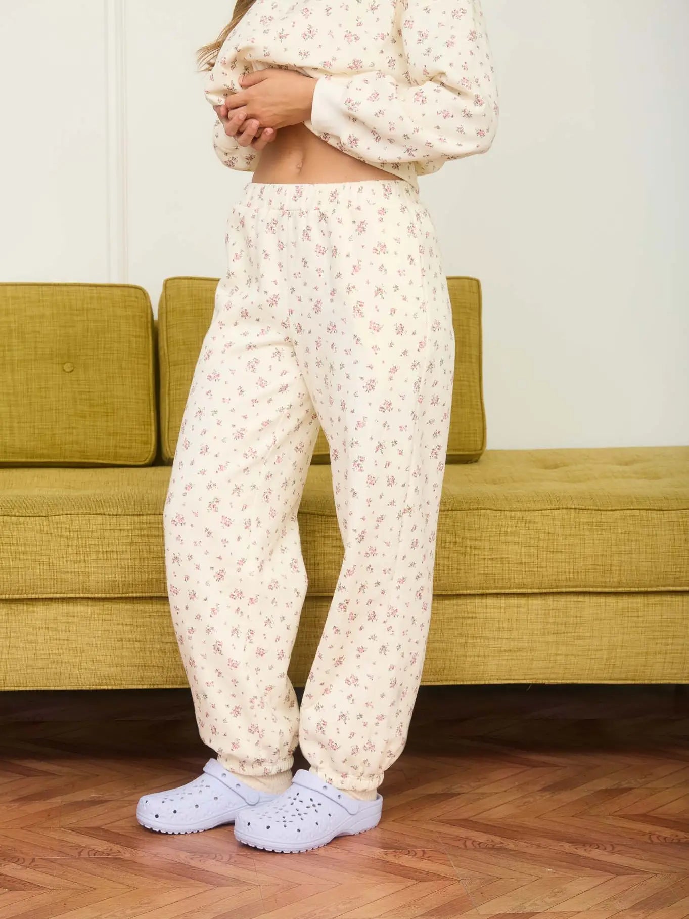 Floral Cuffed Jogger