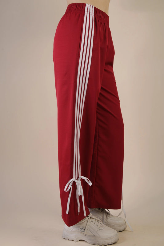 Side Ribbon Striped Athletic Pant