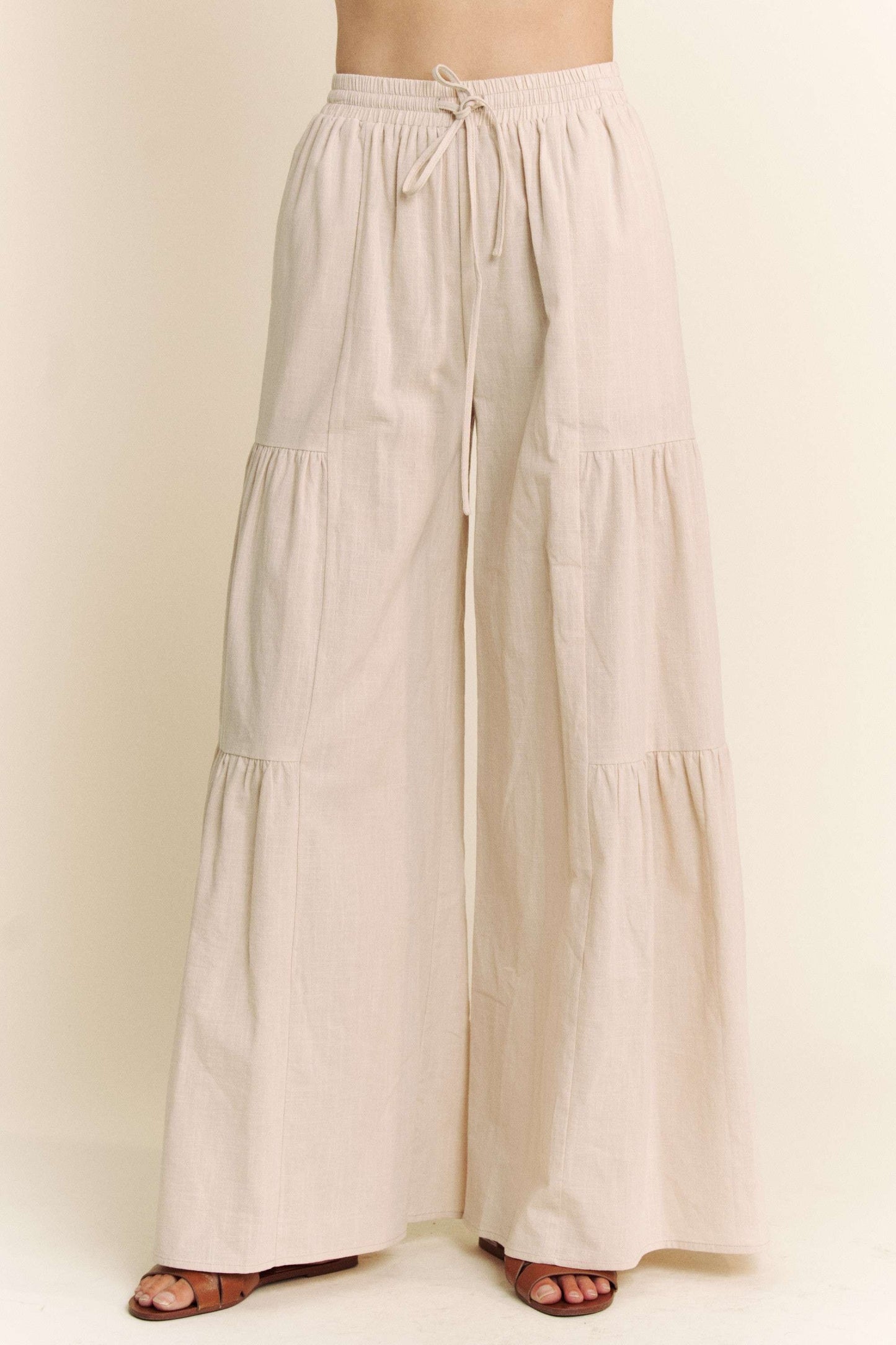 Linen Wide Leg Pant