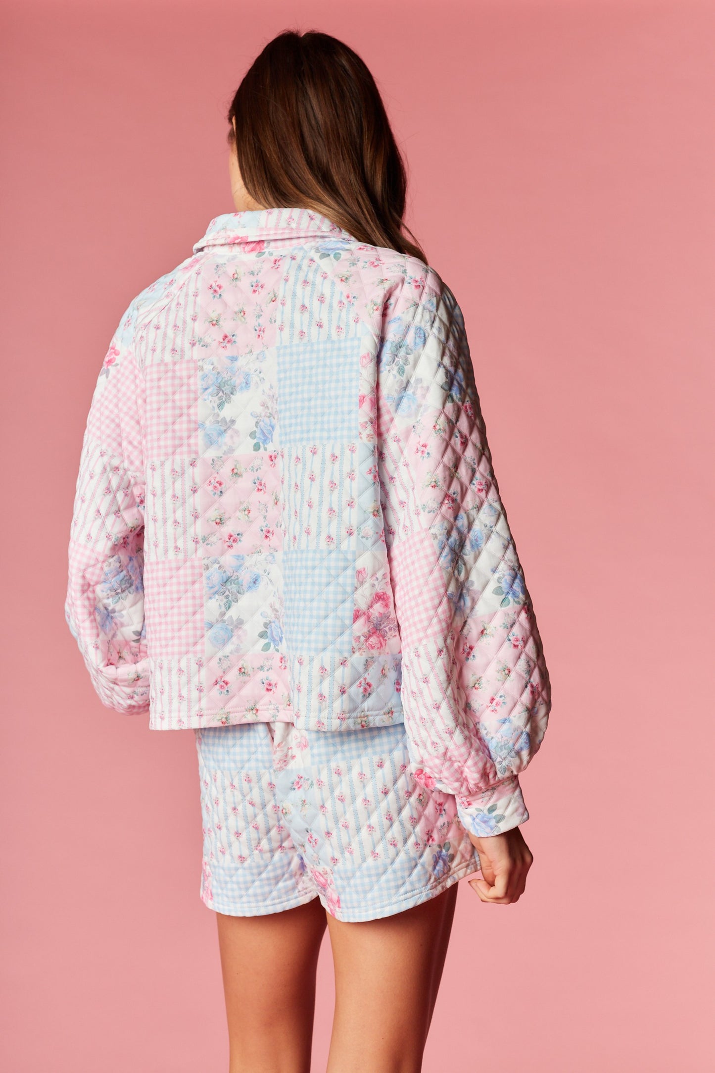 Pastel Patchwork Quilted Lounge Set PREORDER 3/14