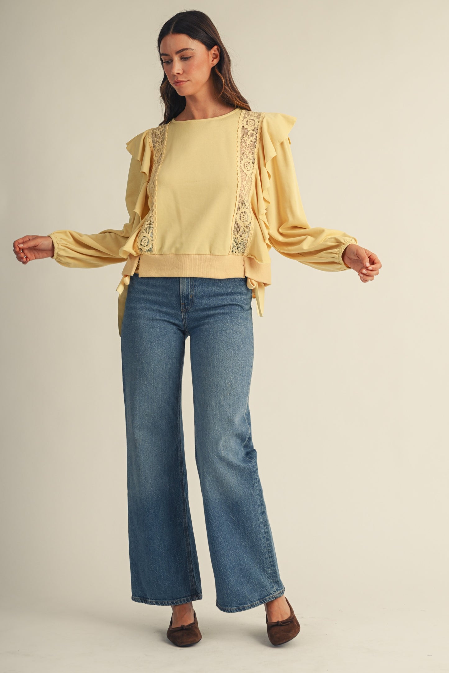Romantic Lace Casacade Lounge Pullover PREORDER