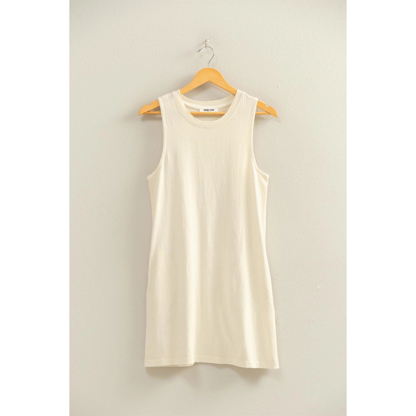 Pigment Dyed Sleeveless Mini Dress