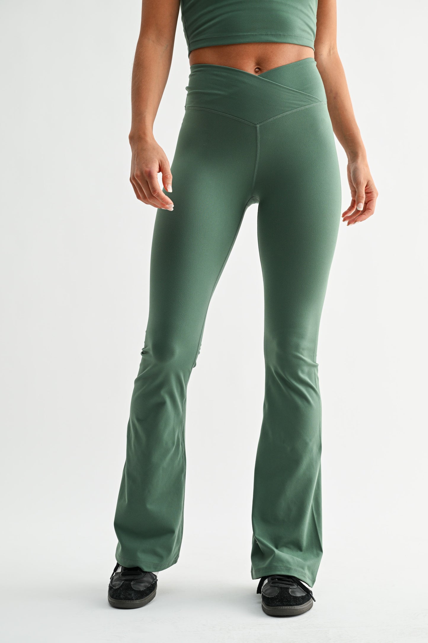 Crossover Flare Legging multiple Colors