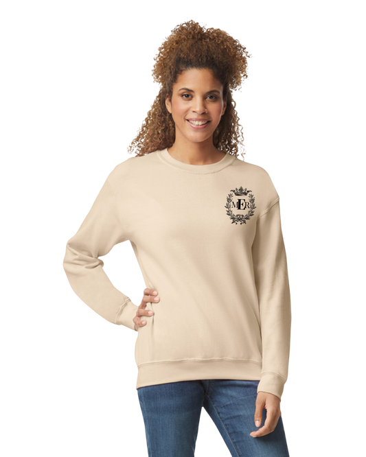 Custom Royal Monogram Crewneck